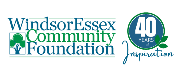 Windsor Essex Community Foundation 40 Years of Inspiration Logo